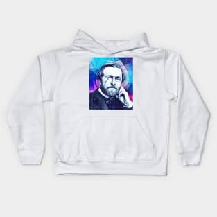 Hippolyte Taine Snowy Portrait | Hippolyte Taine Artwork 13 Kids Hoodie